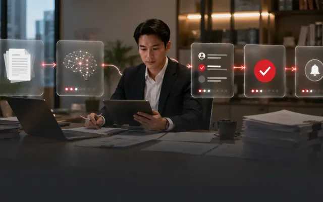ระบบอนุมัติเอกสารหรือคำขอภายในองค์กร — ตัวอย่าง Workflow